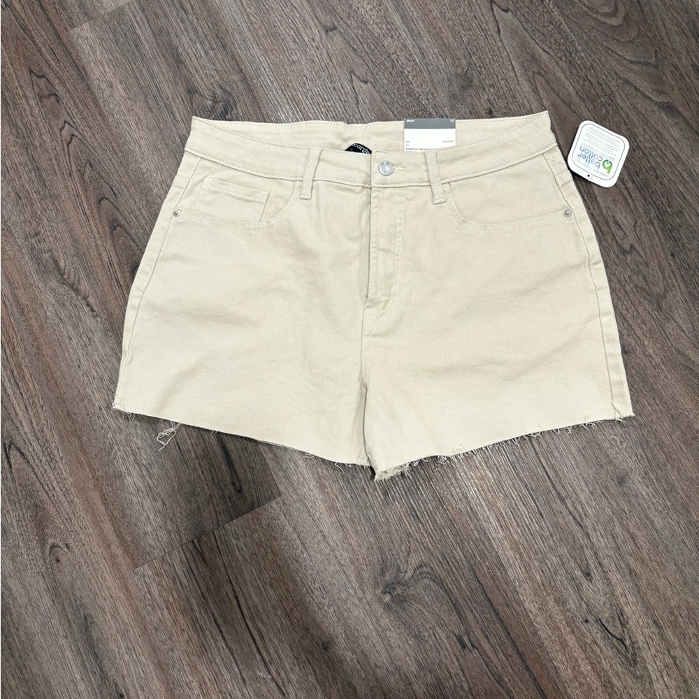 💛NWT George High Waist Tan Women's Shorts Size 12